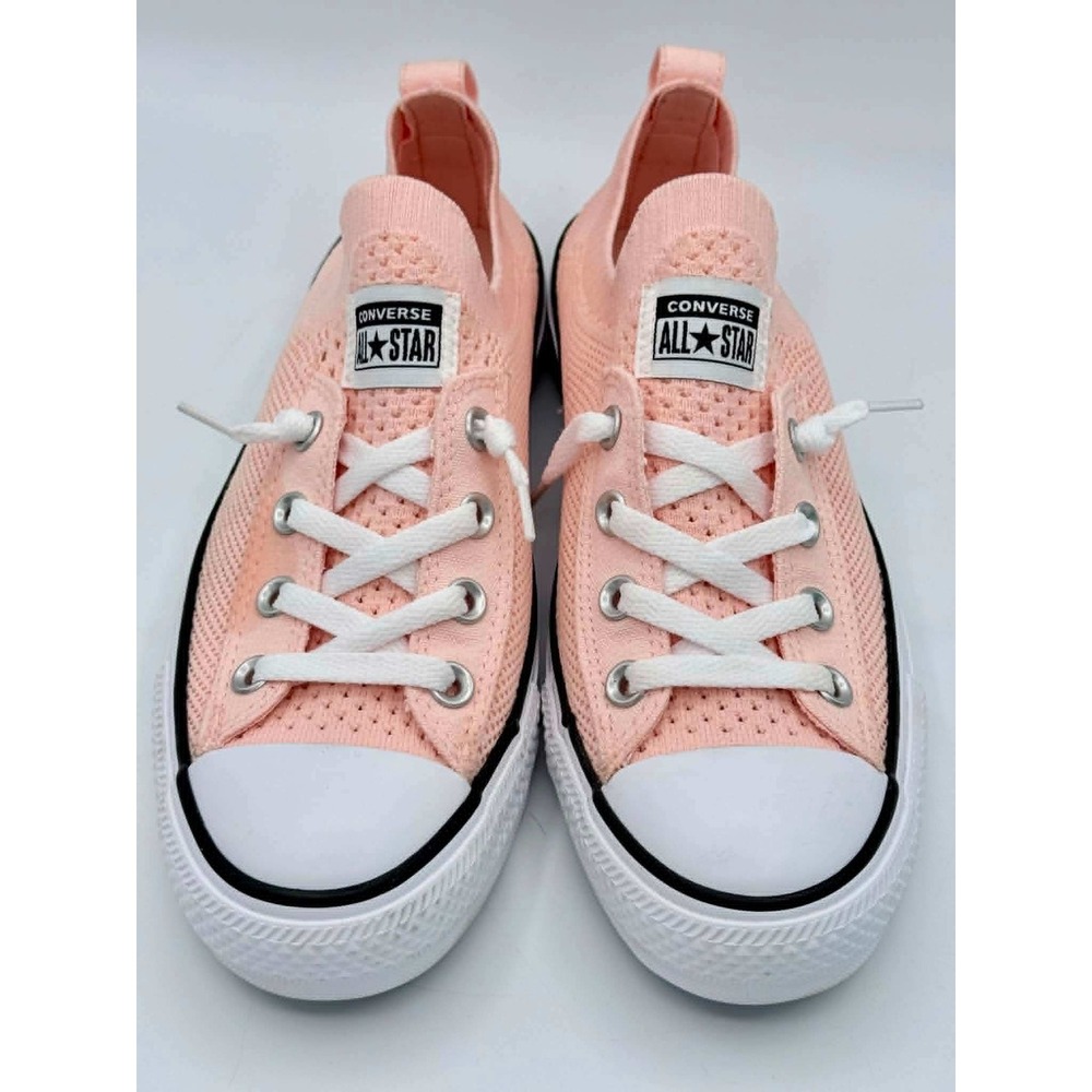 Converse Chuck Taylor All Star Shoreline Knit Peach Pink Slip On Shoes A10925F 8 - Picture 2 of 8